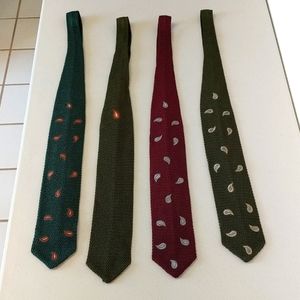 Alexander Julian vintage silk knit ties